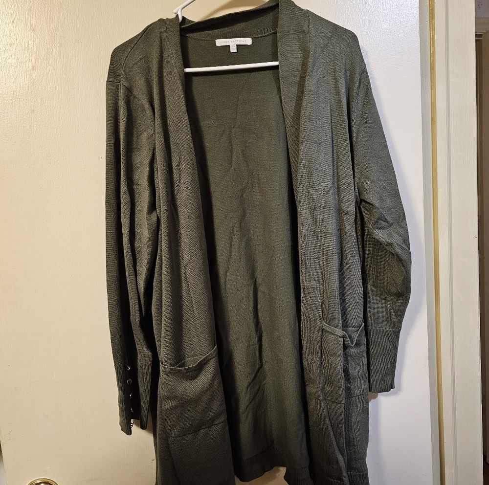 2x Forest Green Cardigan